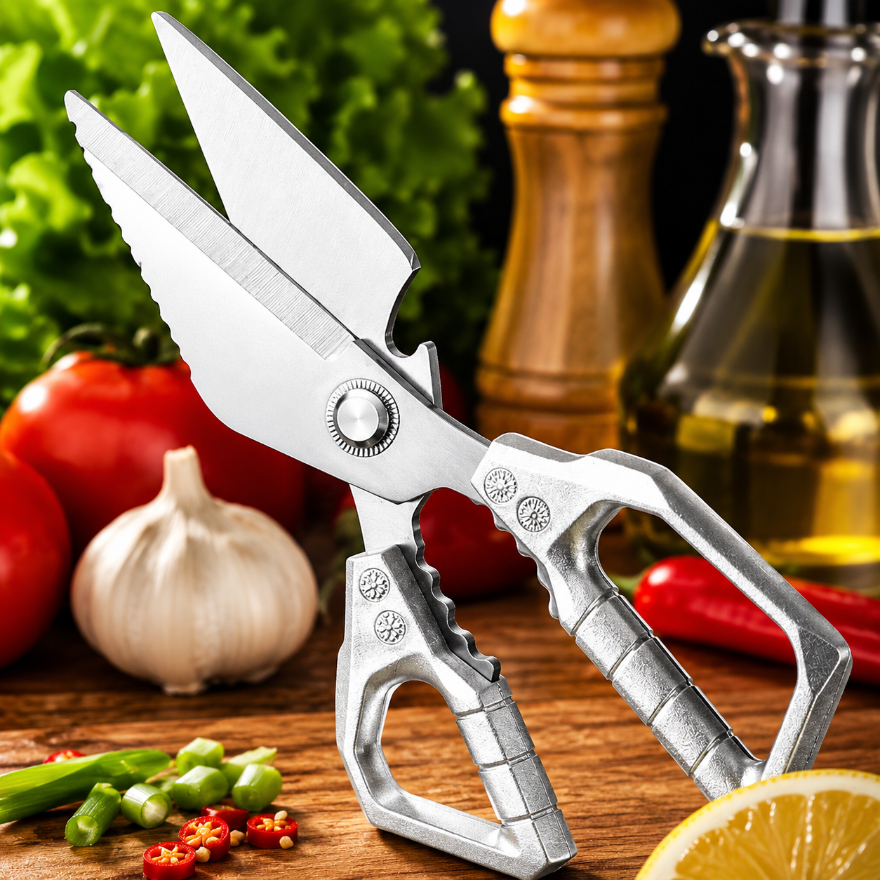✂️ ¡TIJERAS DE COCINA MULTIFUNCIONALES!