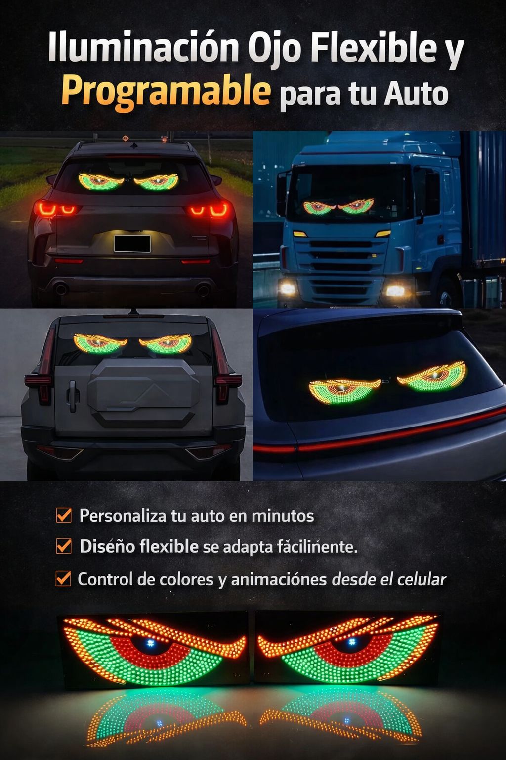 OJOS LED PARA COCHE 🔥🚘