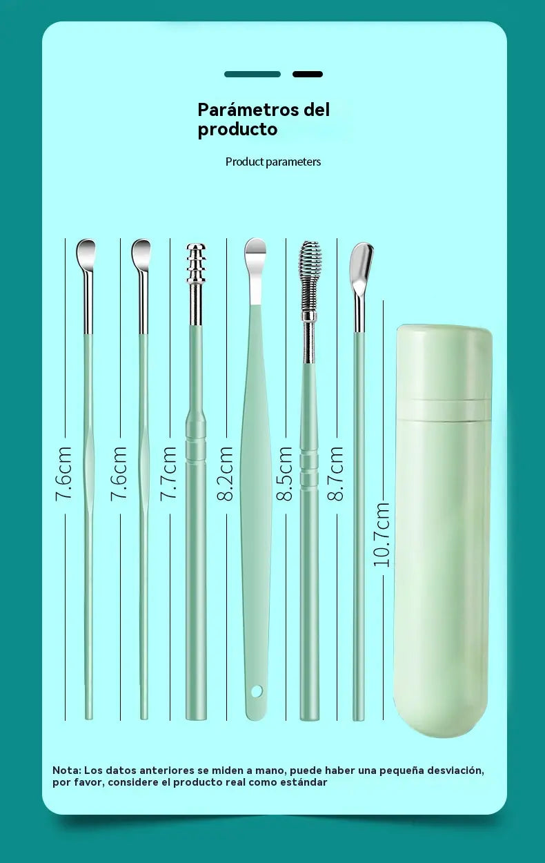 Kit Profesional X6 Limpia Oídos