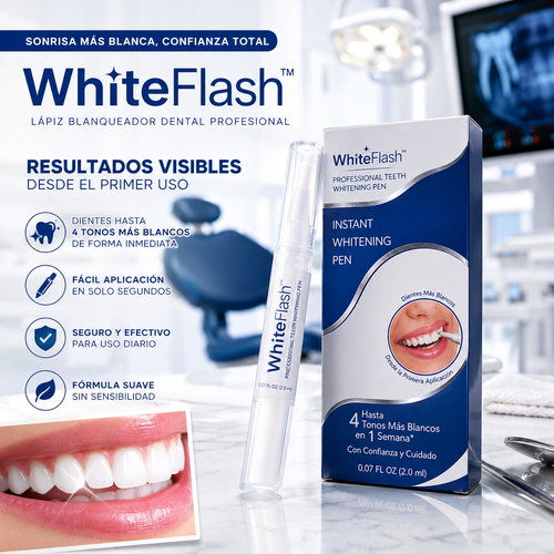 WhiteFlash Lápiz Blanqueador Dental Instantáneo 🦷