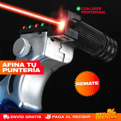 🎯LaserShot Pro™ RESORTERA DE PRECISIÓN CON LÁSER + ENVÍO GRATIS🎁