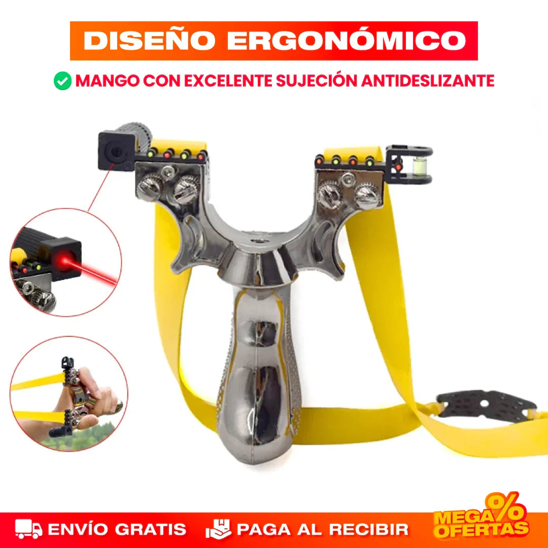 🎯LaserShot Pro™ RESORTERA DE PRECISIÓN CON LÁSER + ENVÍO GRATIS🎁