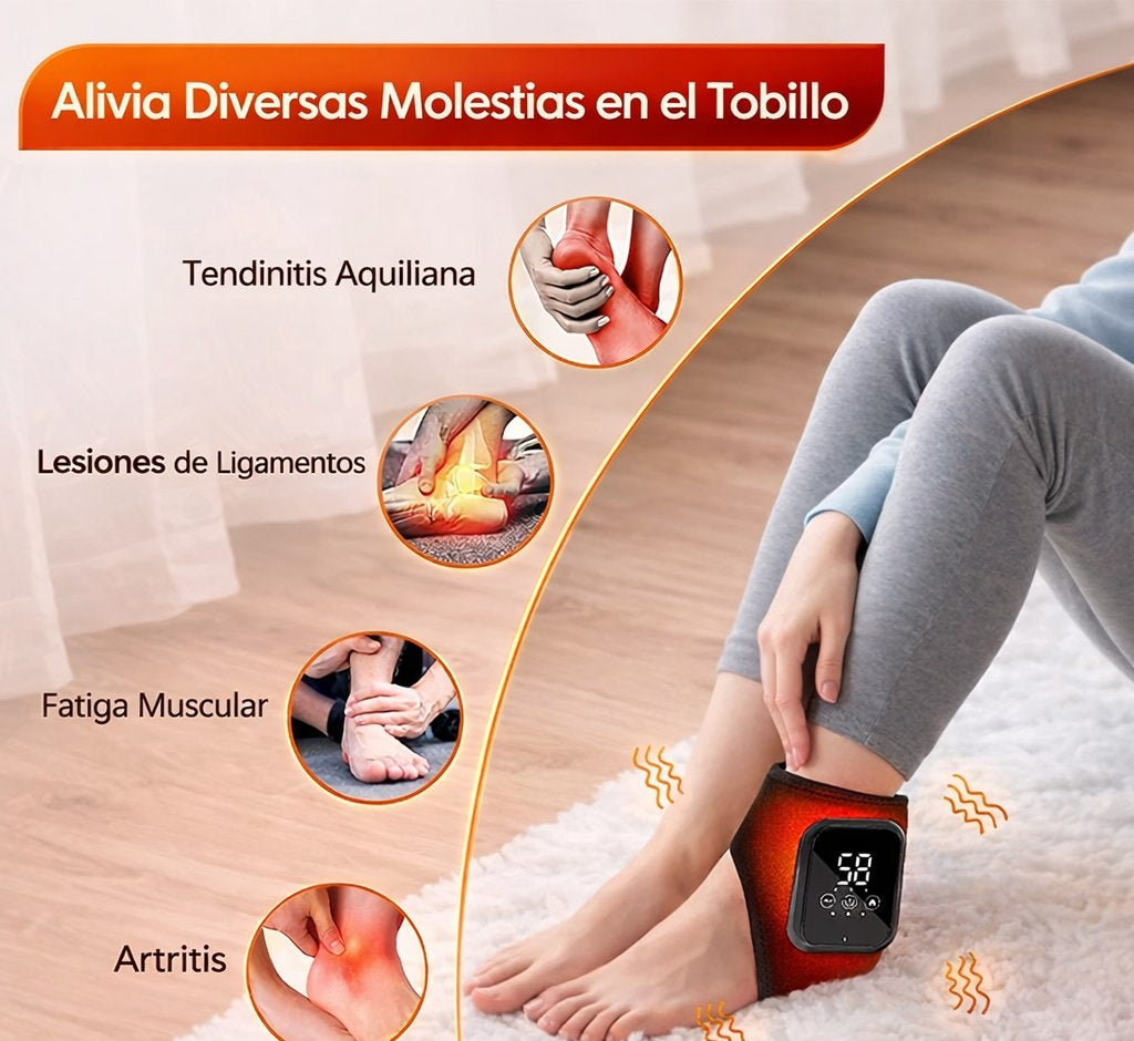TOBILLO CALOR 360 – Alivio inmediato con calor terapéutico+ ENVÍO GRATIS 📦