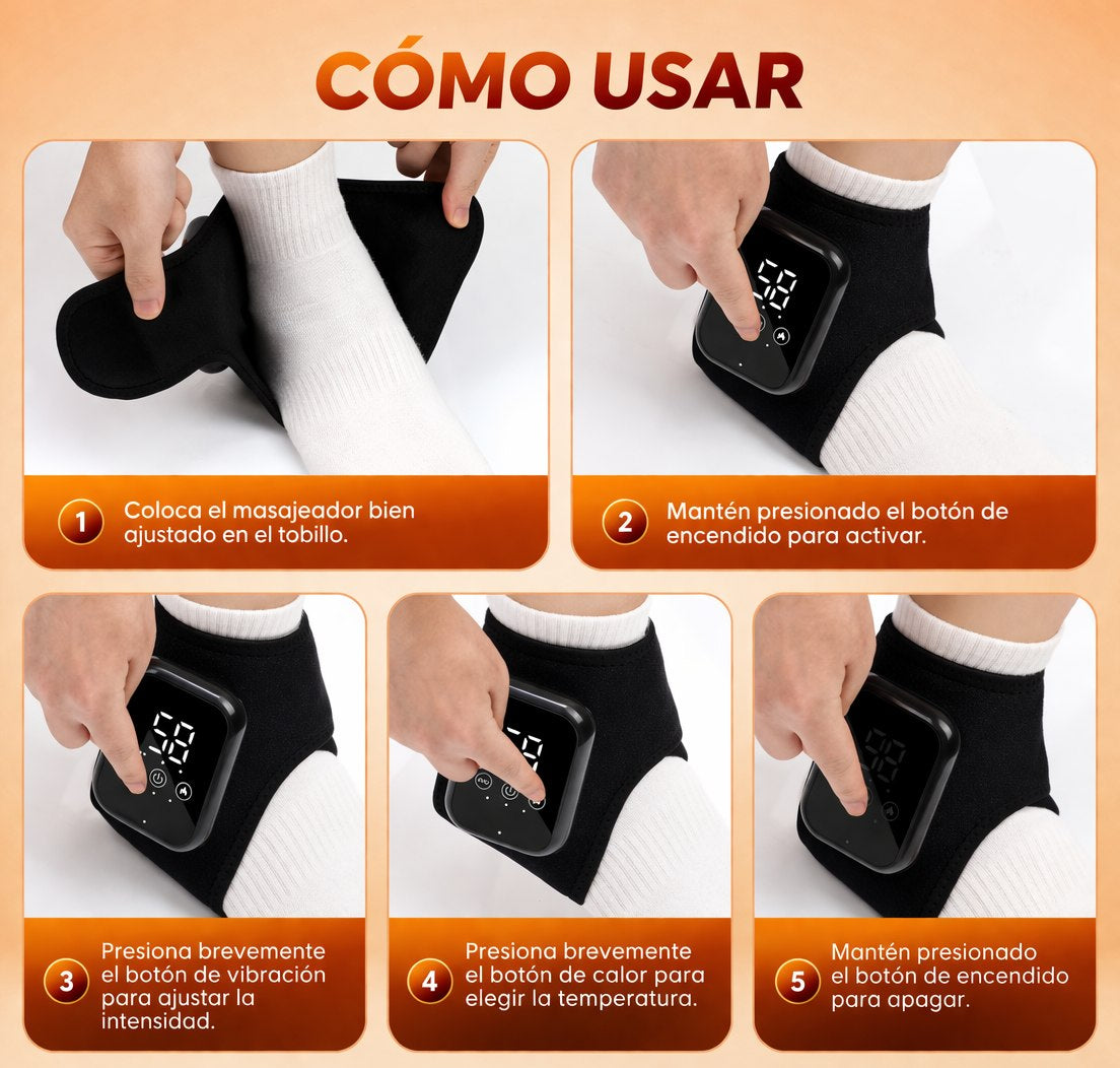 TOBILLO CALOR 360 – Alivio inmediato con calor terapéutico+ ENVÍO GRATIS 📦