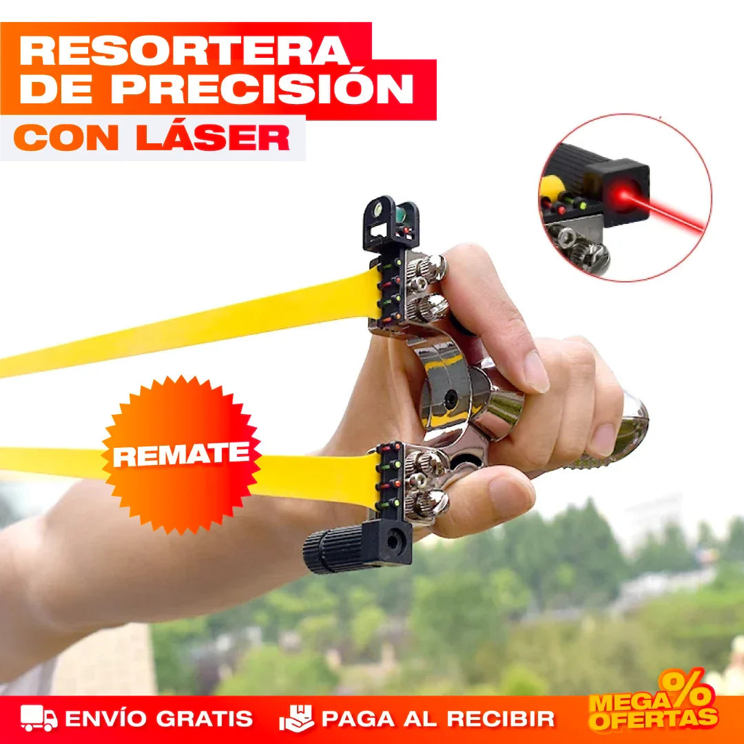 🎯LaserShot Pro™ RESORTERA DE PRECISIÓN CON LÁSER + ENVÍO GRATIS🎁