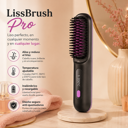 🌟CEPILLO LissBrush Pro + 2 ACCESORIOS GRATIS 🎁