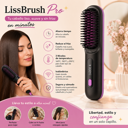 🌟CEPILLO LissBrush Pro + 2 ACCESORIOS GRATIS 🎁