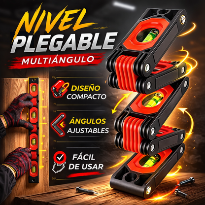 Nivel de Burbuja Plegable Multiángulo