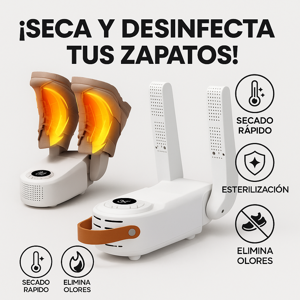 Secador de zapatos inteligente 360°