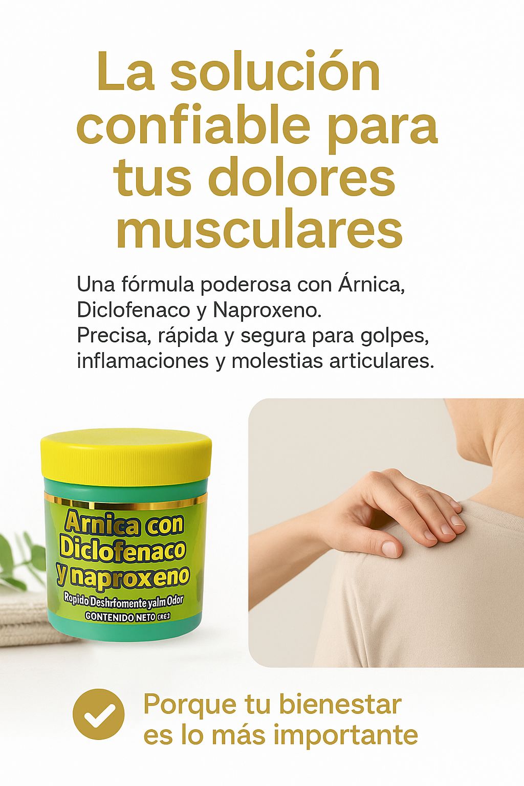 POMADA ARNICA Y MARIGUANOL - Dile adiós al dolor