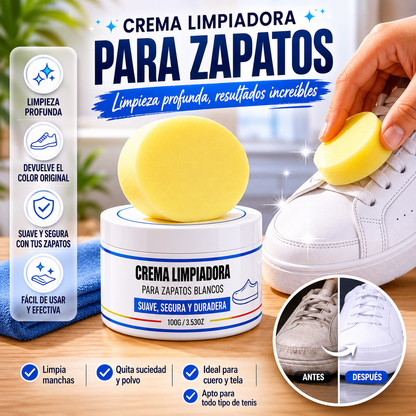 🧽👟Crema de Limpieza para Zapatos + ENVIO GRATIS 🚚