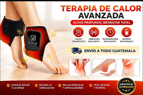 TOBILLO CALOR 360 – Alivio inmediato con calor terapéutico+ ENVÍO GRATIS 📦