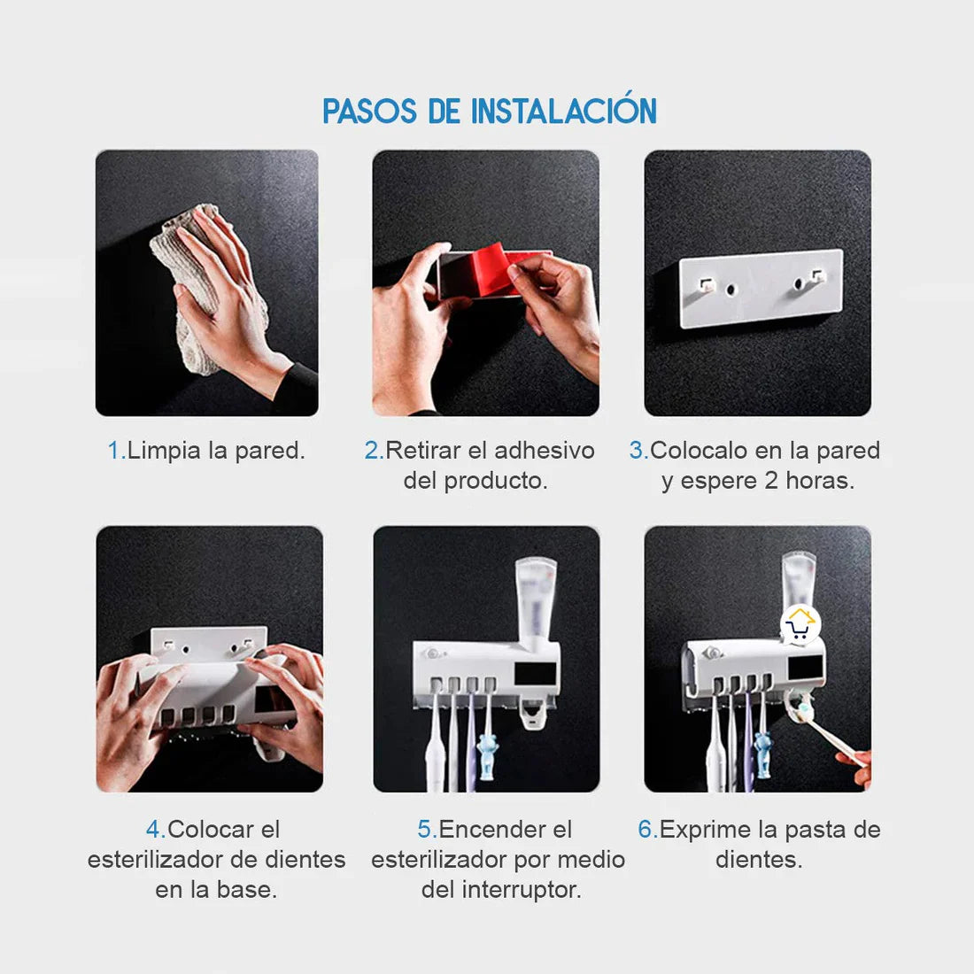 🦷CleanBrushUV Esterilizador Higiénico🪥
