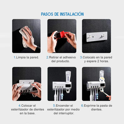 🦷CleanBrushUV Esterilizador Higiénico🪥