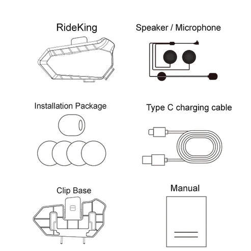 AURICULARES BLUETOOTH PARA CASCO DE MOTO