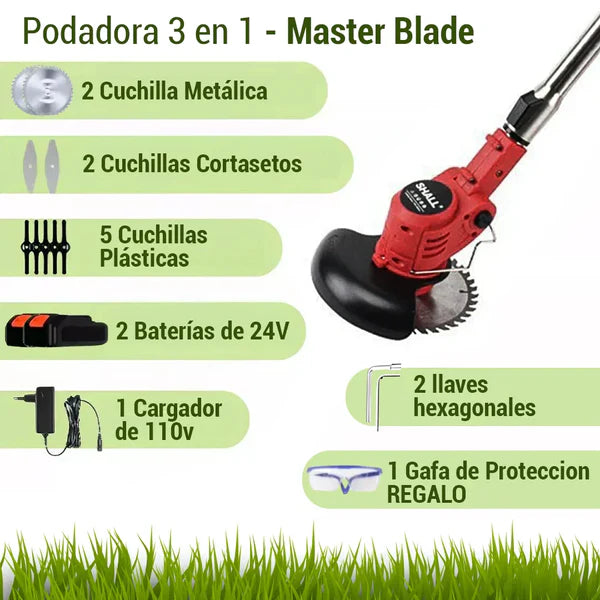 Cortadora de Césped Inalámbrica 48V PowerCut Pro™ 🌿