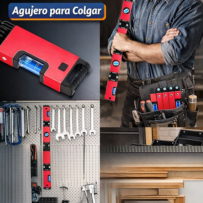 Nivel de Burbuja Plegable Multiángulo